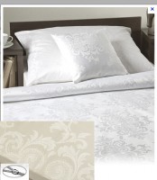 ORNELLIA RA7 - LUXUSNY DAMASEK KREMOVY 140x200 + 70x90